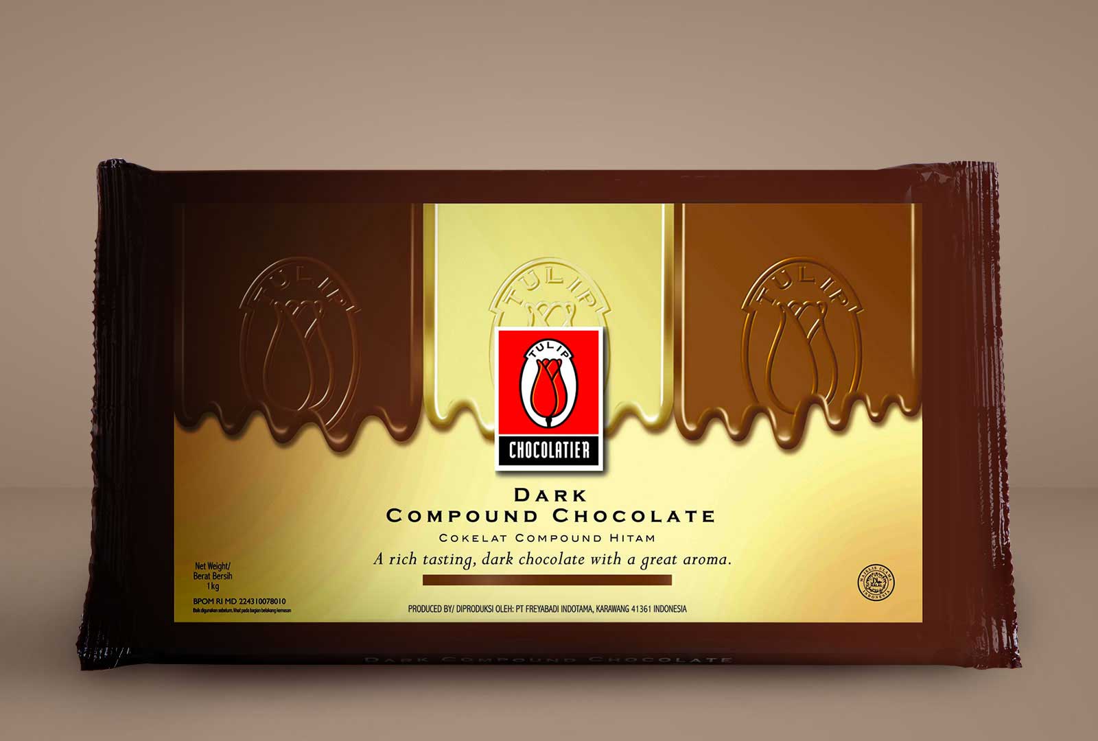 Buy Dark Compound Chocolate Block for Foodservice | Tulip